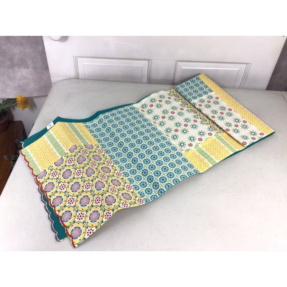 TAG Floral Tablecloth Runner Cotton New